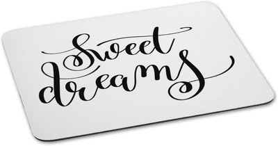 

100yellow Mouse pad | Sweet dream Quote Printed Mouse Pad Designer High Quality Anti Skid Mouse Pad For Desktop and Laptop Computer-White Mousepad(Multicolor)