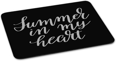 

100yellow Mouse pad | summer in my heart Quote Printed Mouse Pad Designer High Quality Anti Skid Mouse Pad For Desktop and Laptop Computer-Black Mousepad(Multicolor)