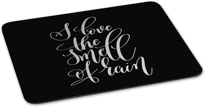 

100yellow Mouse pad | I love the smell of rain Quote Printed Mouse Pad Designer High Quality Anti Skid Mouse Pad For Desktop and Laptop Computer-Black Mousepad(Multicolor)