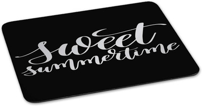 

100yellow Mouse pad | sweet summer time Quote Printed Mouse Pad Designer High Quality Anti Skid Mouse Pad For Desktop and Laptop Computer-Black Mousepad(Multicolor)