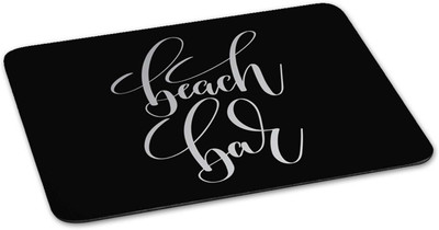 

100yellow Mouse pad | beach bar Quote Printed Mouse Pad Designer High Quality Anti Skid Mouse Pad For Desktop and Laptop Computer-Black Mousepad(Multicolor)