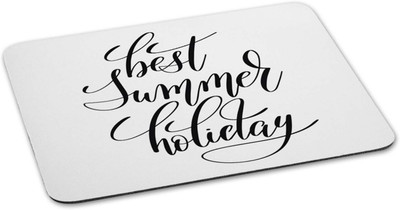 

100yellow Mouse pad | best summer holiday Quote Printed Mouse Pad Designer High Quality Anti Skid Mouse Pad For Desktop and Laptop Computer-White Mousepad(Multicolor)