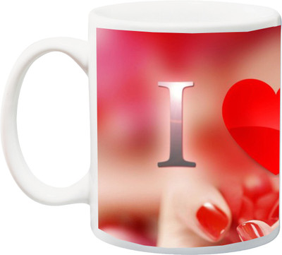 

Stylotrendz I love you best gift for proposal to crush Ceramic Mug(325 ml), White