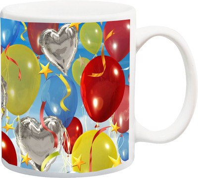 

ME&YOU Gift for Father Mother Husband Wife Brother Sister Uncle Ant Friends On Birthday; With Bubble (IZ17PKMU-196) Printed Ceramic Mug(325 ml), White