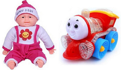 

AR Enterprises Multicolor Locomotive Engine with Laughing Baby (Multicolor)(Multicolor)