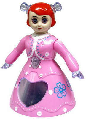 

navkar Dancing Pink Princess Baby Doll(Pink)