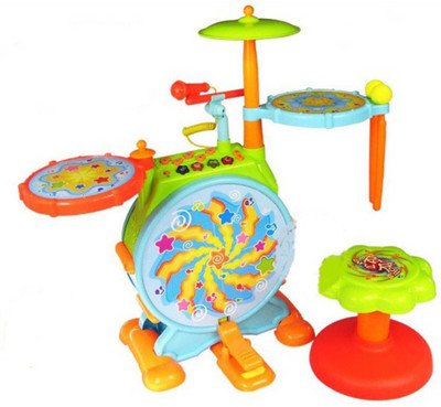 

kidoz kingdom MELODIOUS JAZZ DRUM(Multicolor)