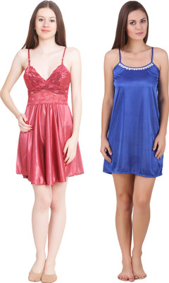 KEOTI Women Nighty(Multicolor)