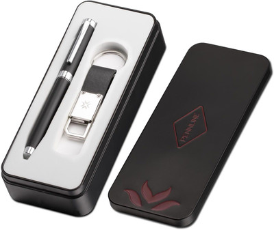 

Pennline Hercules Black Roller Ball Pen and Keyring Gift combo Pen Gift Set(Pack of 2)