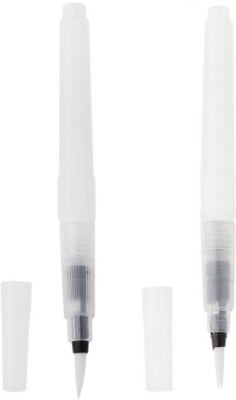 

ASINT 3 Sizes Clip Water Brush Pen Tool Marker Calligraphy(Pack of 3)
