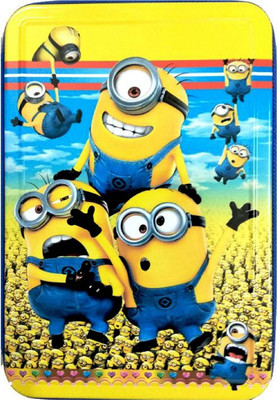 

Royle Katoch Despicable Me Minnions METAL SHEET FABRIC POUCH Art Metal Pencil Box(Set of 1, Yellow)