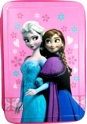 

Royle Katoch FROZEN PRINCESS "ANNA & ELSA" METAL SHEET FABRIC POUCH Art Metal Pencil Box(Set of 1, Multicolor)