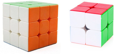 

Akrobo STICKERLESS 3X3 AND 2X2 RUBIC COMBO SET(2 Pieces)