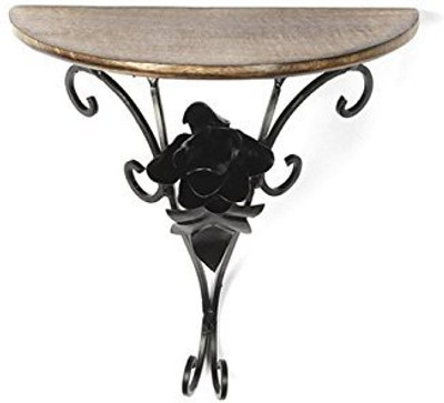 

Desi Karigar Wooden, Iron Wall Shelf(Number of Shelves - 1)