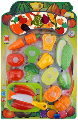 

navkar Sliceable Vegetables Cutting Play Toy Set with Velcro