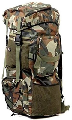 Kouzi Solid Rucksack - 75 L(Green)