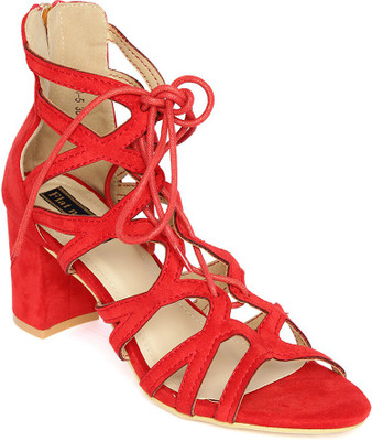 

Flat n Heels Women Red Heels
