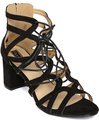 

Flat n Heels Women Black Heels