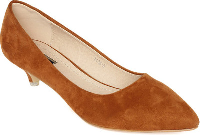 

Flat n Heels Women Tan Heels