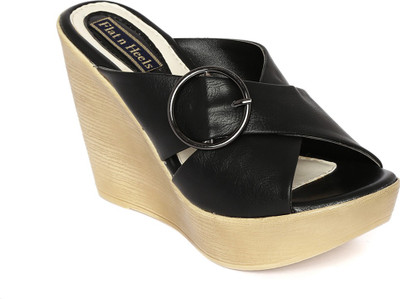 

Flat n Heels Women Black Sandals
