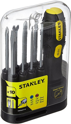 STANLEY NA Combination Screwdriver Set(Pack of 10)