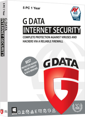 G Data Internet Security 5 User 1 Year(CD/DVD)