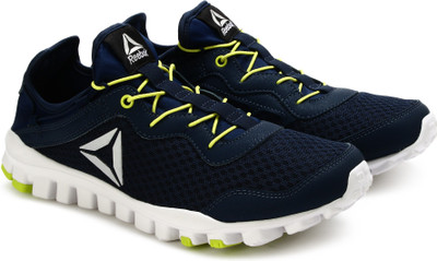 

REEBOK ONE RUSH FLEX Running Shoes For Men(Blue, Navy/green/silver/white