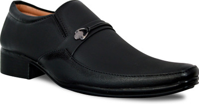 

Feetway Pointed Office Wear Formal Shoe Slip On For Men(Black