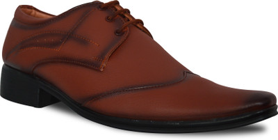 

Feetway Funky Stylish Formal Lace Up For Men(Tan