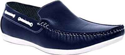 

NYN Men's Blue Synthetic Leather Casual Loafers Loafers For Men(Blue