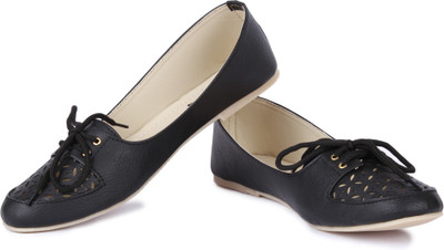 

CUTE FEET Smart Black Color Cutwork Casual Shoes Bellies For Women(Black