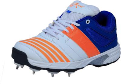 

Zigaro Cricket Shoes For Men(Multicolor, Orange