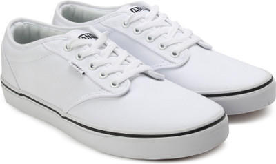 

Vans ATWOOD Sneakers For Men(White, (black foxing) white/white