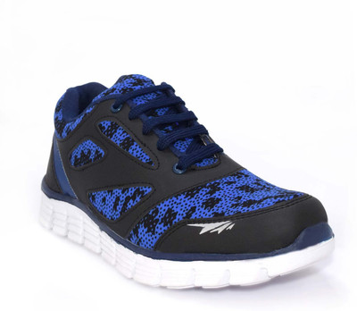 

Blue Pop Men And Young Boys Badminton Cricket Tennis Running Canvas Sports Shoes Blue Color Running Shoes For Men(Blue, Black