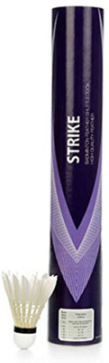 

Li-Ning Shuttlecock- Strike Feather Shuttle - White(Medium, 77, Pack of 12)