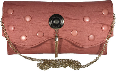 

Bizarre Vogue Women Evening/Party Orange PU Sling Bag