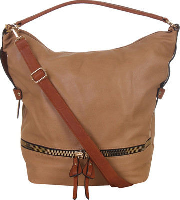 

Red Pout Women Casual Beige Genuine Leather Shoulder Bag