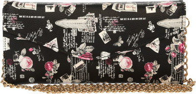 

Freya Girls Casual Black PU Sling Bag