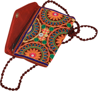 

Kuber Industries Women Casual Multicolor Velvet Sling Bag