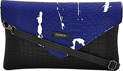 

Mark & Keith Women Casual Blue PU Sling Bag