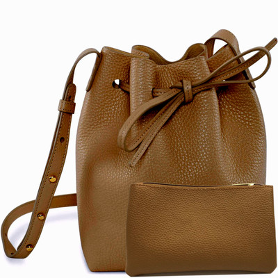 

treandy5 Girls Casual Tan PU Tote