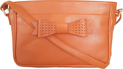 

Toteteca Bag Works Women Casual Tan PU Sling Bag