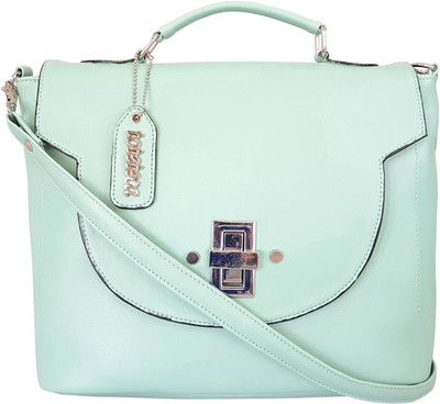 

Toteteca Bag Works Women Casual Green PU Sling Bag