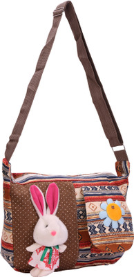 

Bee FASHIONABLE Women Casual Multicolor Canvas Sling Bag