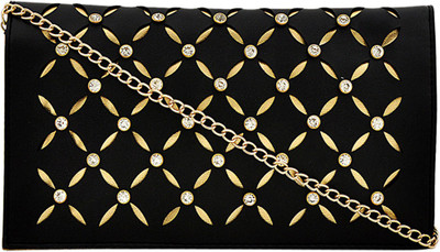 

Mark & Keith Women Evening/Party Black PU Sling Bag