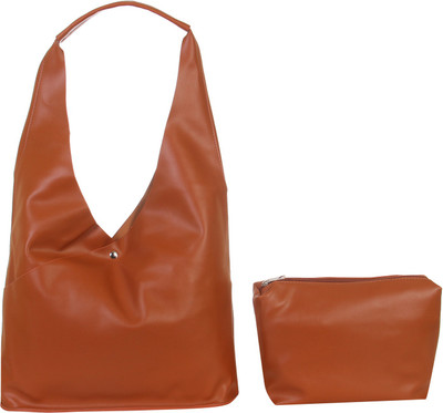

Red Pout Women Casual Brown Genuine Leather Shoulder Bag