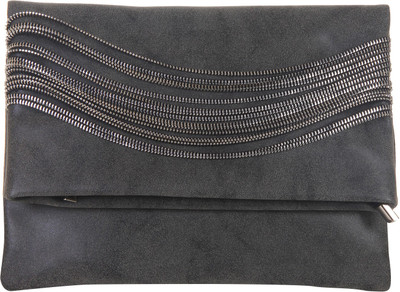 

Red Pout Women Evening/Party Grey Genuine Leather Sling Bag