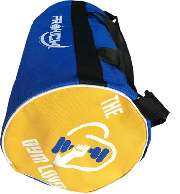 

Prokick Duffle Round Gym Bag(Multicolor, Rucksack, Blue/yellow