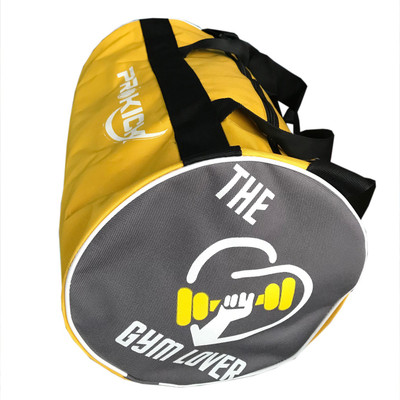 

Prokick Duffle Round Gym Bag(Multicolor, Rucksack, Yellow/grey