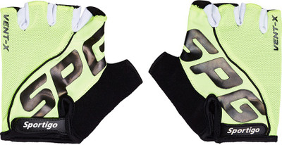 

Sportigo VENT-X CYCLING Gloves Neon Green/Black Cycling Gloves (M, Green)